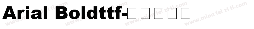Arial Boldttf字体转换